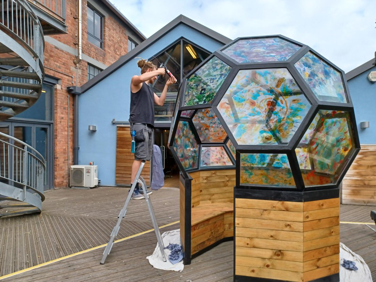 1 day to go! Our Expressions exhibition of contemporary art &amp; music kicks of tomorrow evening with the launch party, and it's all coming together nicely. 

Find us at <a href="/paintworksevent/">paintworks events</a> Sat 10am-8pm, Sun 10am-6pm, Mon 10am-5pm and Tue 10am-5pm.  expressions-arts.co.uk