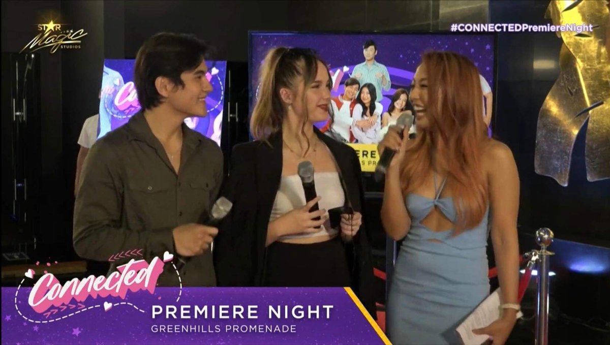 teamashtonofc's tweet image. Ashton and Stephanie at the Connected Premiere Night 🥰❤️

#AshtonSalvador | #StephanieJordan 
@_ashtonnp