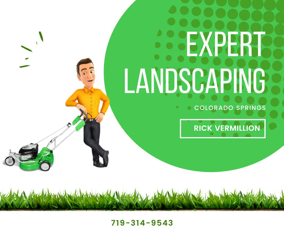 RickVernmillion's tweet photo. Colorado Springs Landscaping. Contact Rick Vermillion!

✅ Mowing
✅ Tree removal 
✅ Yard Cleanups 
✅ Gutters 
✅
 Rock designs
#lawn #colorado #lawncareservice #coloradolawn #coloradolawncare #coloradobusiness #coloradosprings #coloradolife #cosprings https://t.co/GYGmI0En8J