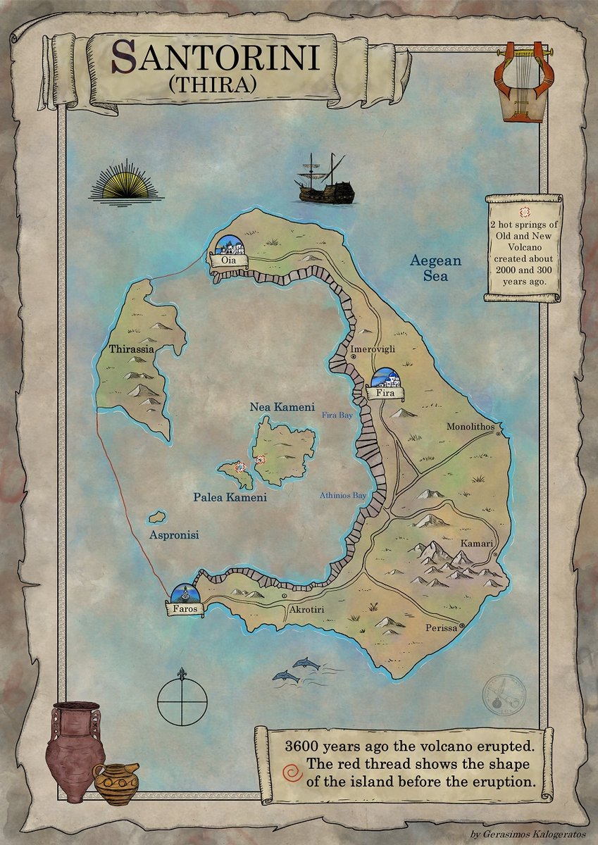 XploringMap's tweet photo. Santorini (Thira).
Available on my Patreon page.
You can support my work here:
https://t.co/eFTHdeTHmu
.
.
#santorini #thira #island
#map #handdrawn #rpg #rpgmap #dndmaps #cartography #artwork #illustration #art #ttrpg #regionalmap #fantasymap #maps #fantasymap #medievalmap https://t.co/P15kOLU8ua
