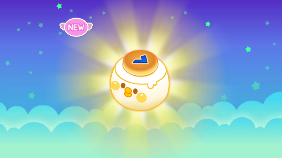 Sunny side up egg with pancake and blue arrow?? weeeird but cute.

#BELP #Sugarflavor #BELP_QUEST 
<a href="/belp_game/">Belp Gaming (💙,🧡)</a>