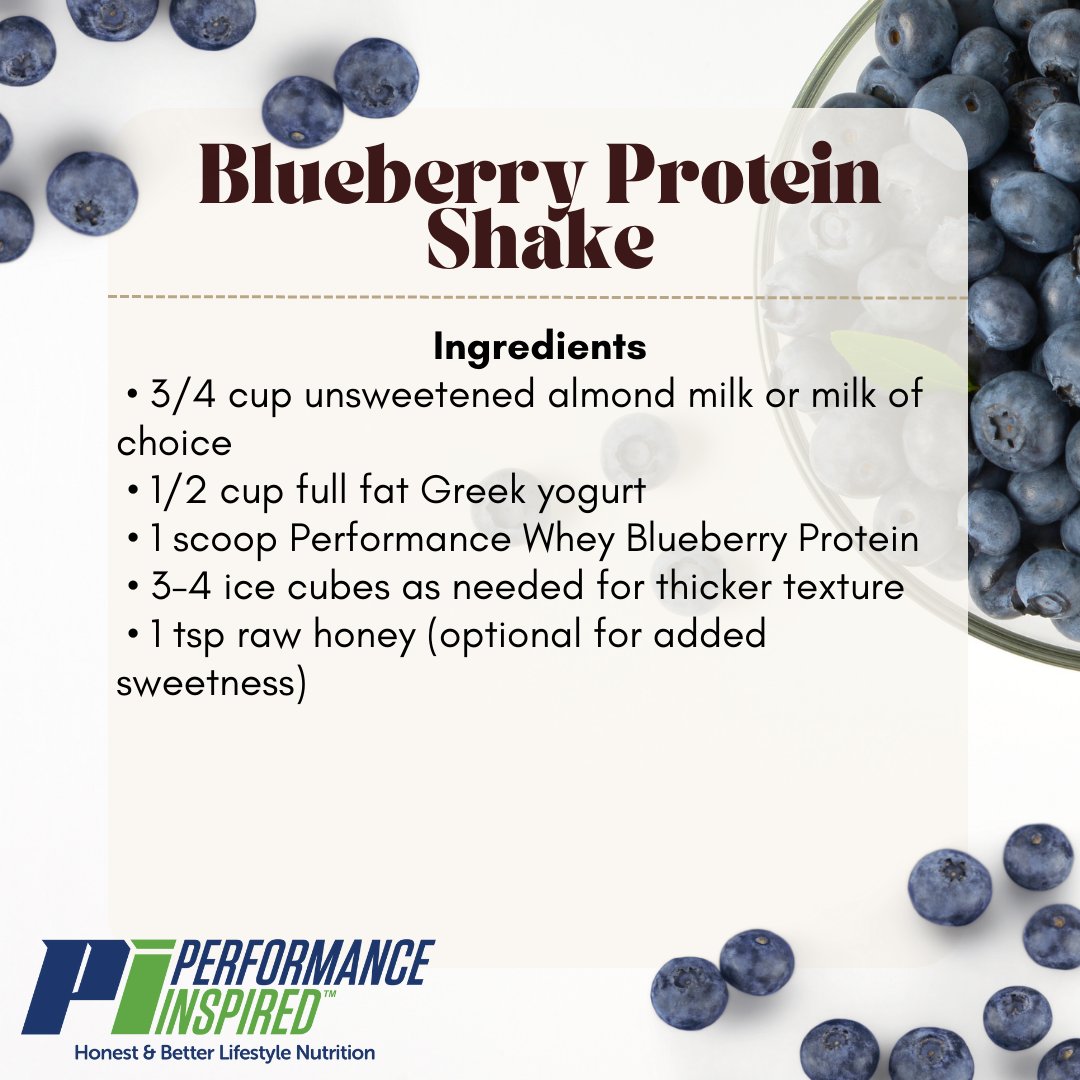 PerformInspired's tweet photo. Make this DELICIOUS Performance Inspired Blueberry Protein Shake for breakfast or post-workout!
@markwahlberg #summer #summershake #blueberry #protein #shake #proteinshake #performanceinspired #inspiredtobebetter #delicious #fitness #healthy
https://t.co/UdmONZXCVI https://t.co/8ecu9mq5bR