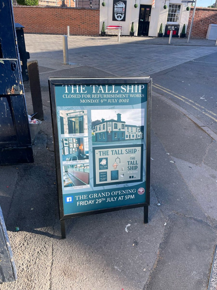 Pub refurb commenced in Gloucester for our team @ The Tall Ship

Carrying out:
Decorative Lighting 
Small Power
Fire Alarm
Speaker
Wiring 
Full external Lighting package 
- For T+C refurb see Brandon Carter.

Due to reopen on 29th July 

#electrician #electricalengineering