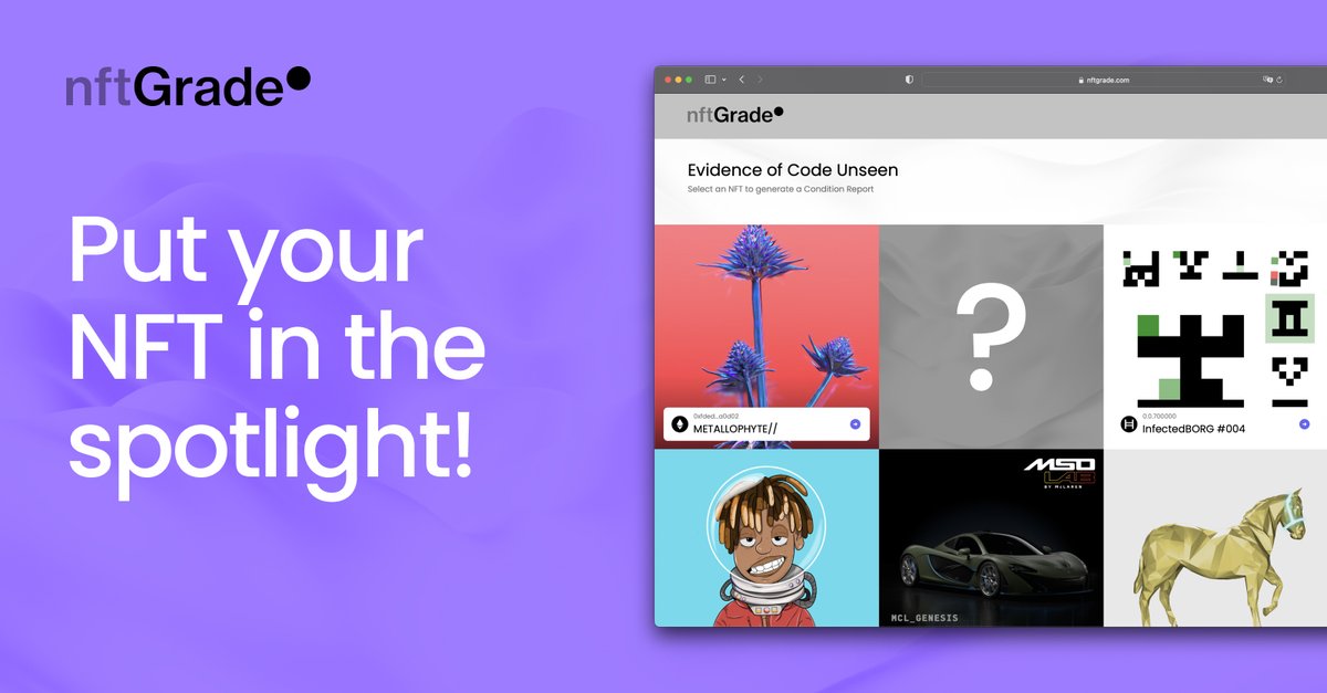 nftGrade tweet media