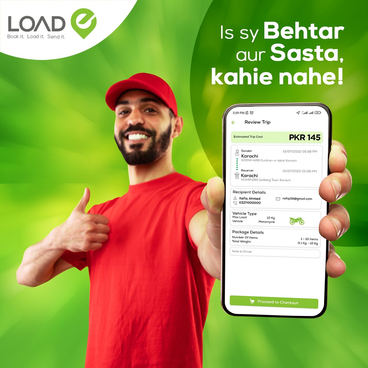 loadeofficial's tweet photo. Yeh hai, Kam kharch Balla Nashien.
Download for endless possibilities.
Code: LOADe10

Deliver karaein Samaan. Kam charges, Nehayat Asaan..
#LOADeSamBhaalLeyga #LOADePayMilayZiadaa  #LOADe #BookitLoaditSendit https://t.co/GveNBTsa9Y