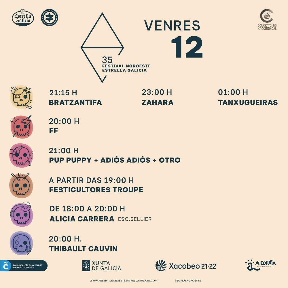 EloyTP's tweet image. #Coruña - Hilo con la ubicación de los escenarios, los días y horarios del Festival Noroeste @FestNoroesteEG 

Miércoles 10 - Jueves 11 - Viernes 12

#NoroesteEstrellaGalicia 🎵
#SomosNoroeste 🎶