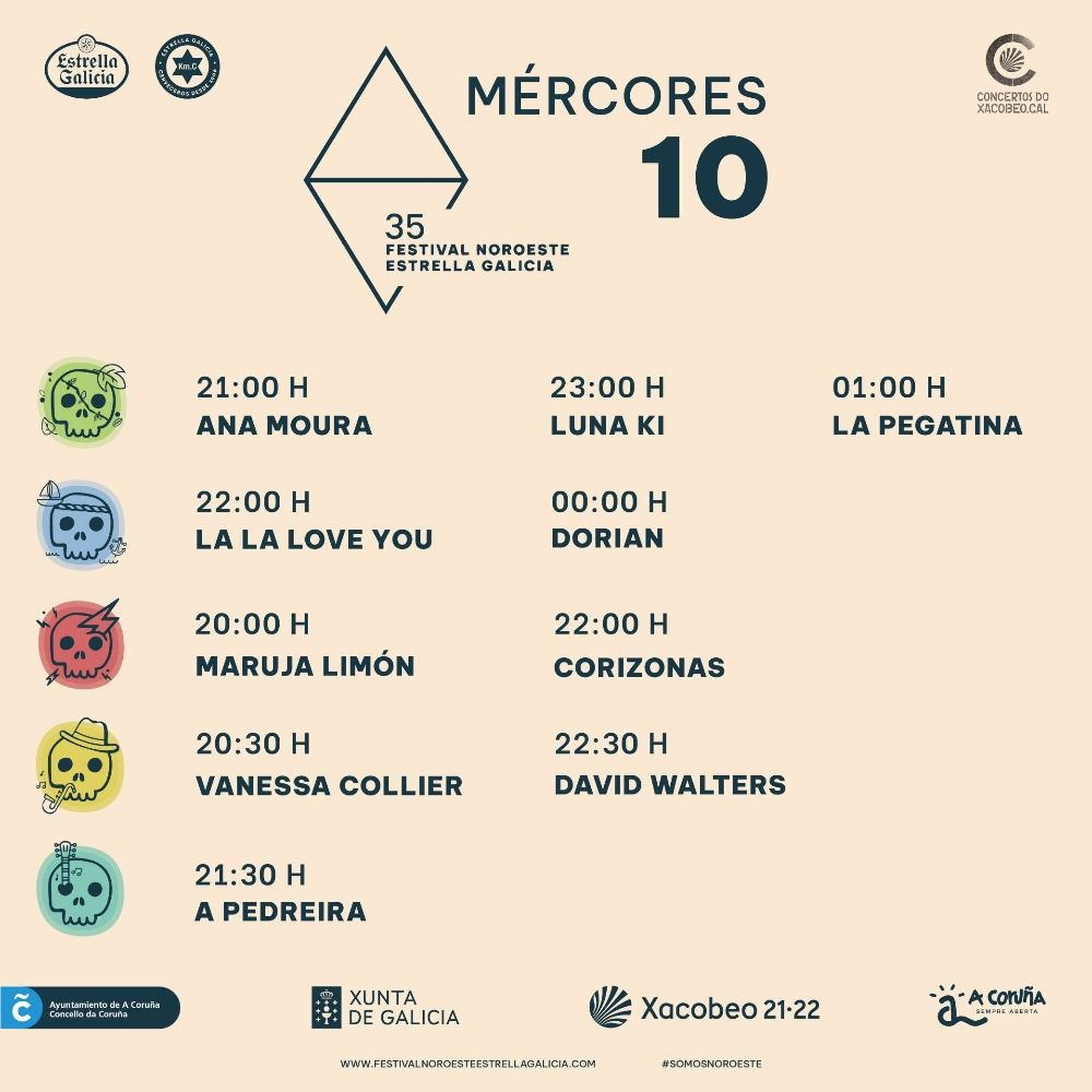 EloyTP's tweet image. #Coruña - Hilo con la ubicación de los escenarios, los días y horarios del Festival Noroeste @FestNoroesteEG 

Miércoles 10 - Jueves 11 - Viernes 12

#NoroesteEstrellaGalicia 🎵
#SomosNoroeste 🎶