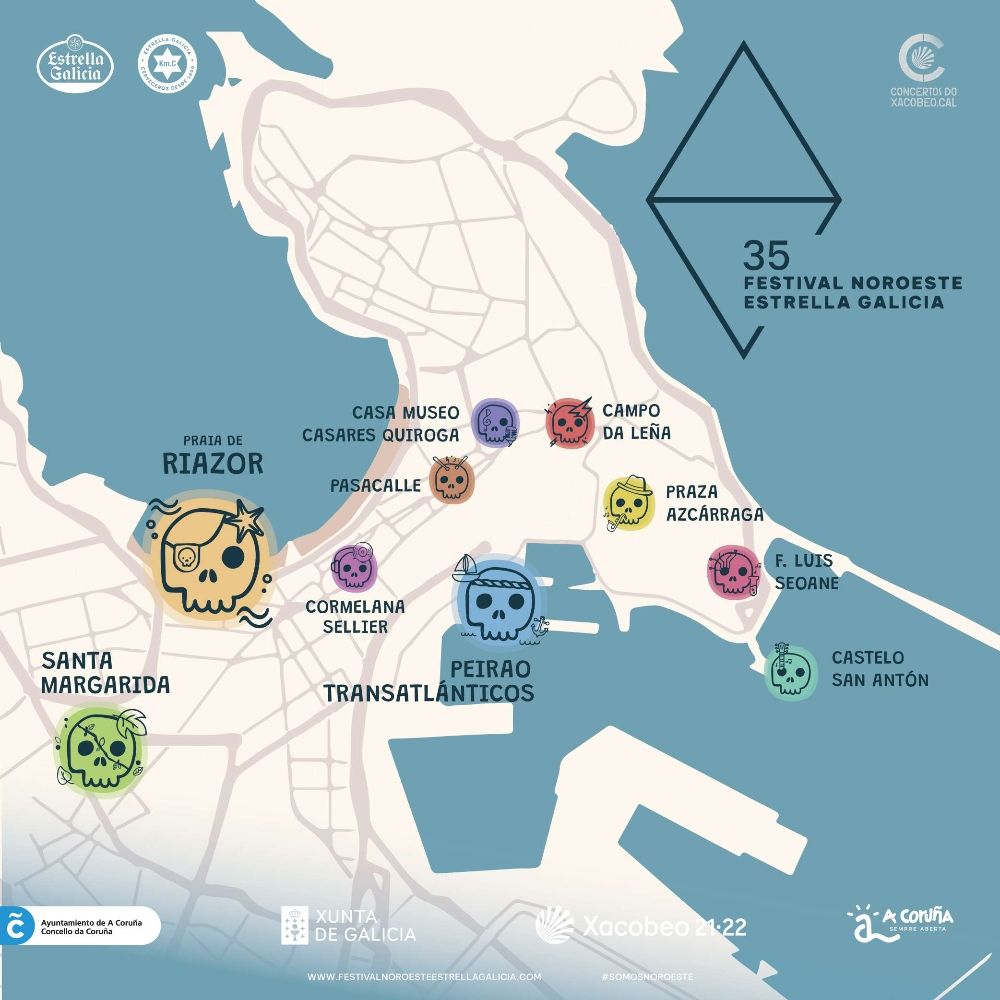 EloyTP's tweet image. #Coruña - Hilo con la ubicación de los escenarios, los días y horarios del Festival Noroeste @FestNoroesteEG 

Miércoles 10 - Jueves 11 - Viernes 12

#NoroesteEstrellaGalicia 🎵
#SomosNoroeste 🎶