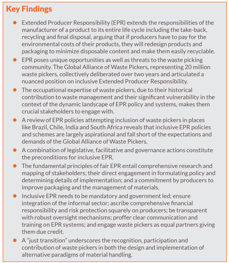 emmynoklebye's tweet photo. "Any pathway to a “just transition” for informal 
waste pickers involves recognizing the 
informal waste economy and ensuring its 
representation through participatory and 
informative planning processes" 
Read the fresh and highly topical report here: https://t.co/UlqiVrgc3F https://t.co/hPJX1DLFPN