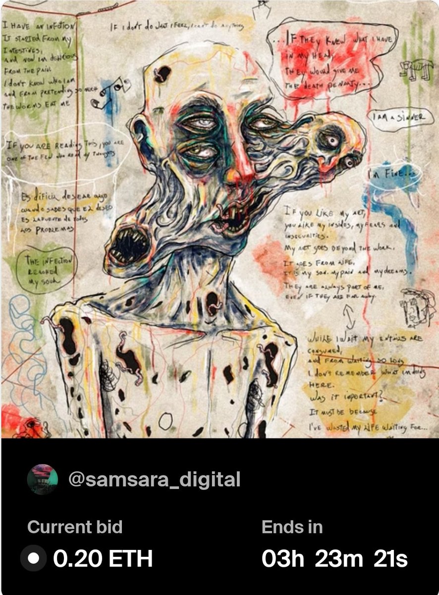 Gm family ❤️
. 
Only 3 hours left to be sold out in this work on <a href="/foundation/">Foundation 🌐</a>.
.
👀👀👀👀👀👀👀👀