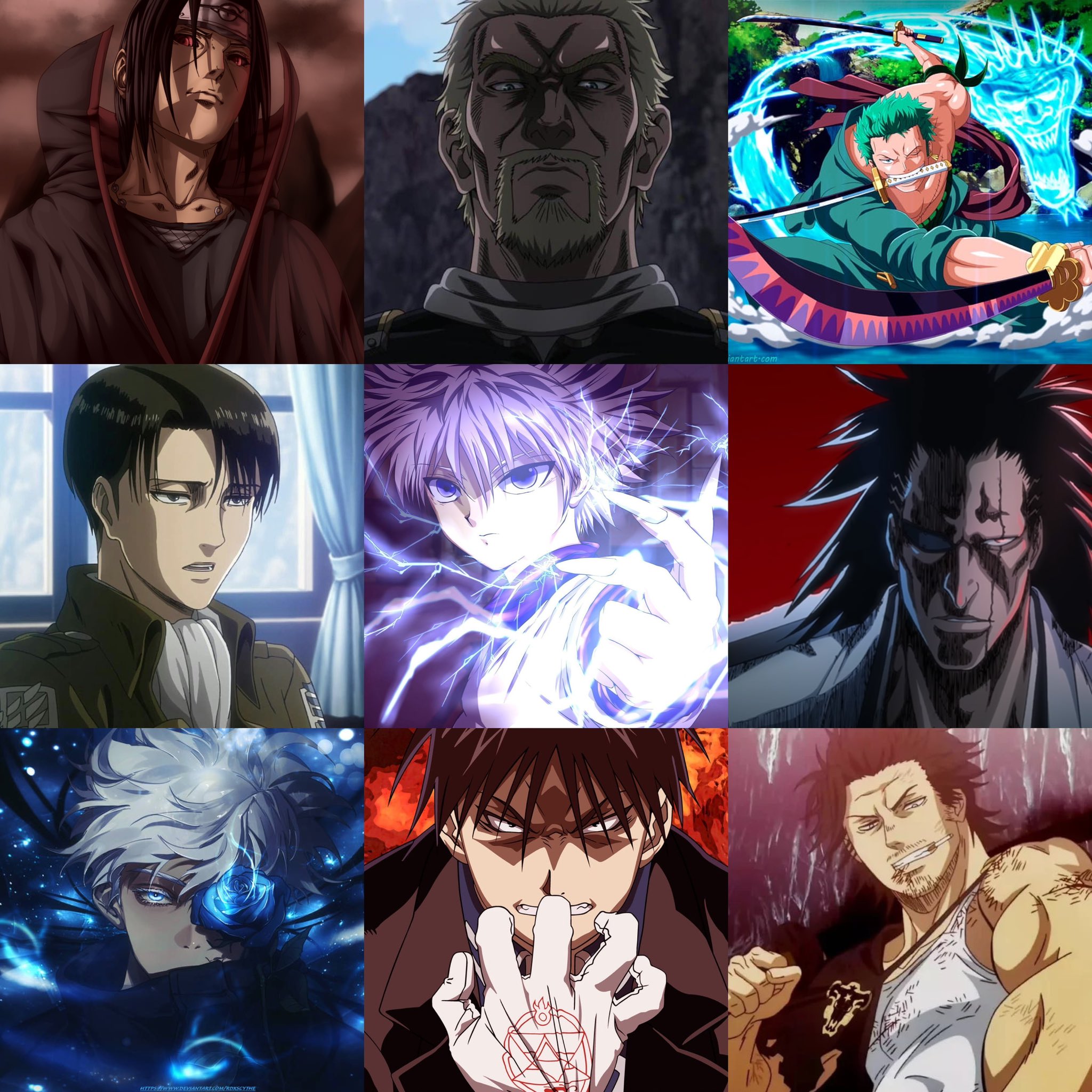Best Anime Side Characters 128 Bracket  BracketFights