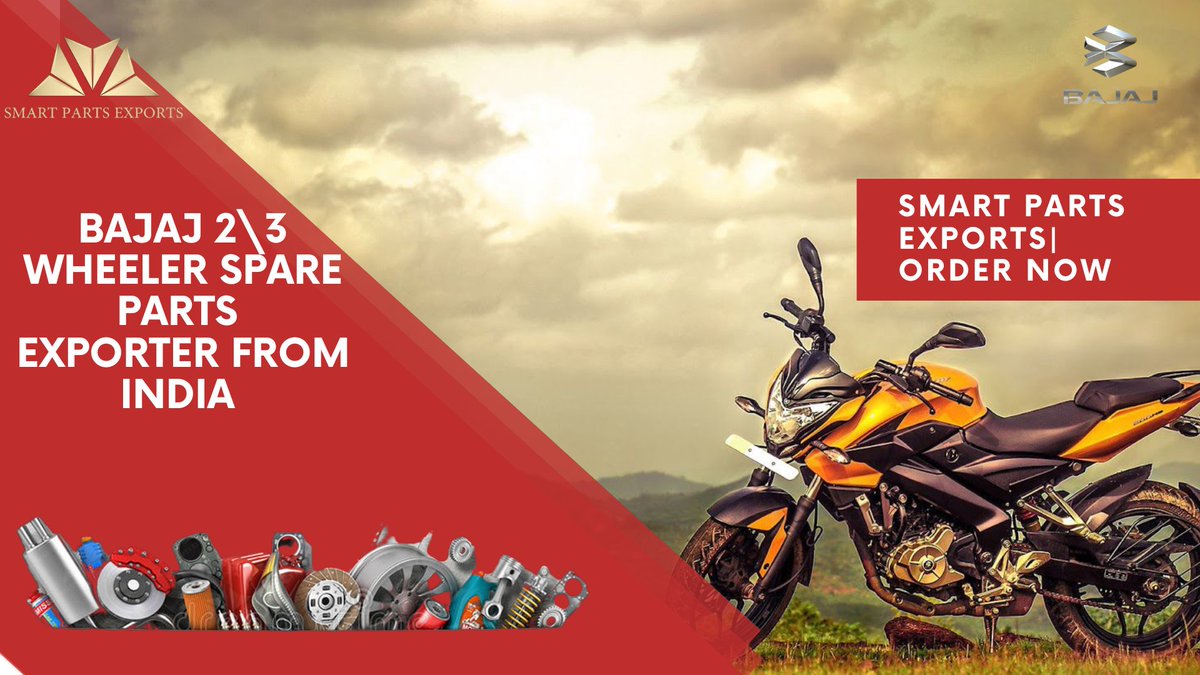 ExportParts's tweet photo. Bajaj 2\3 Wheeler Spare Parts Exporter from India
https://t.co/29C4fRe12o https://t.co/LHgIXzzlpT