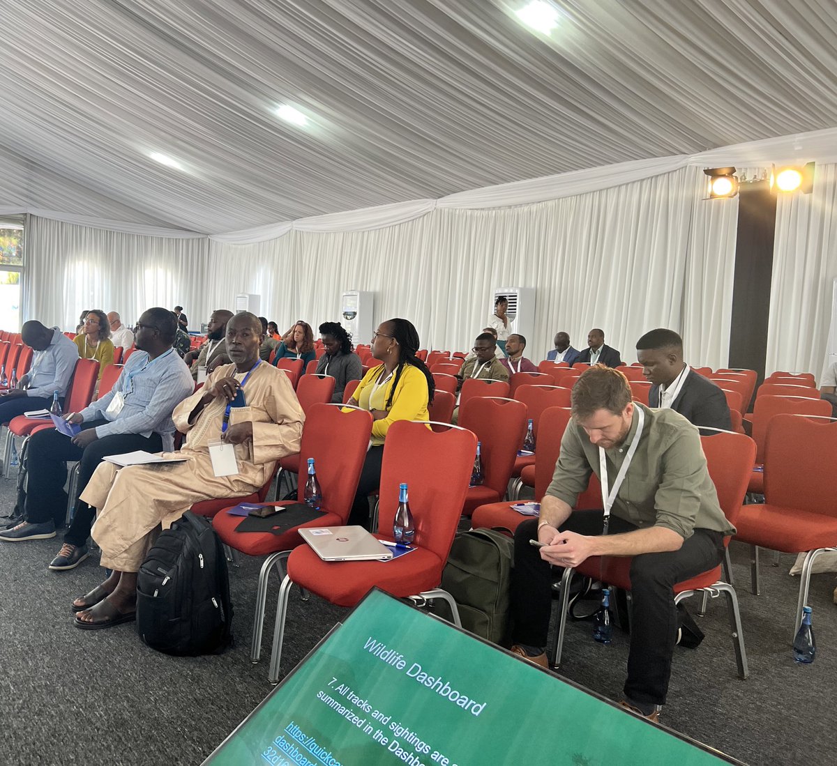 esrirwanda's tweet photo. Happening now at APAC: Esri Conservation team along side Esri Rwanda, Esri Eastern Africa and MAPS are currently discussing ArcGIS Solutions for Protected Area Management.
#APAC22 #conservation #ArcGIS #solutions https://t.co/qFCXiABx6N