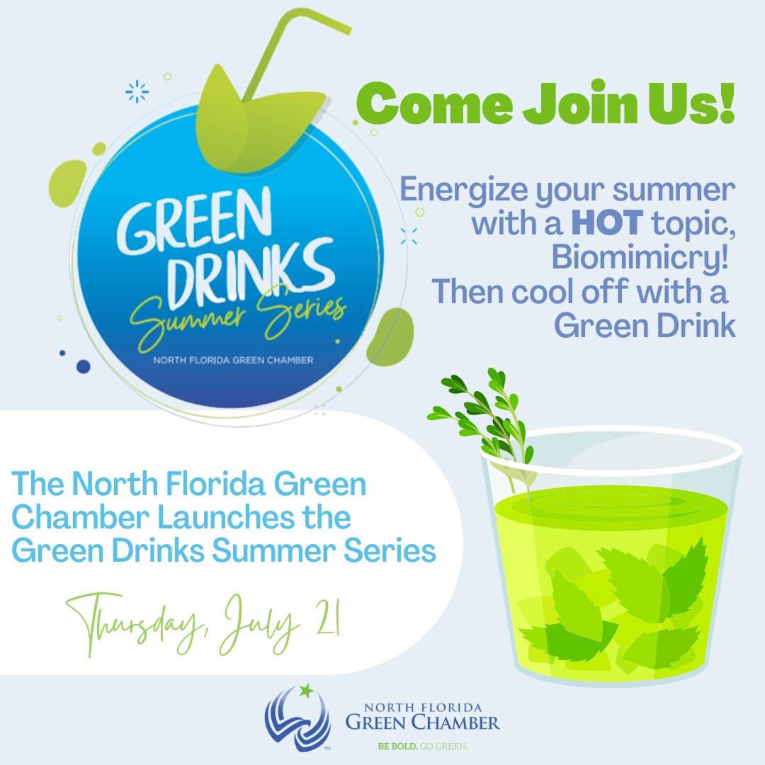 If you’re in Jacksonville today, come check out my talk on biomimicry and how we can use nature to design effective business practices! 🐝🍃🐜 

This free event starts at 4 p.m. at the Cobalt Moon Center in Neptune Beach, followed by a happy hour at Sliders Bar and Grill.