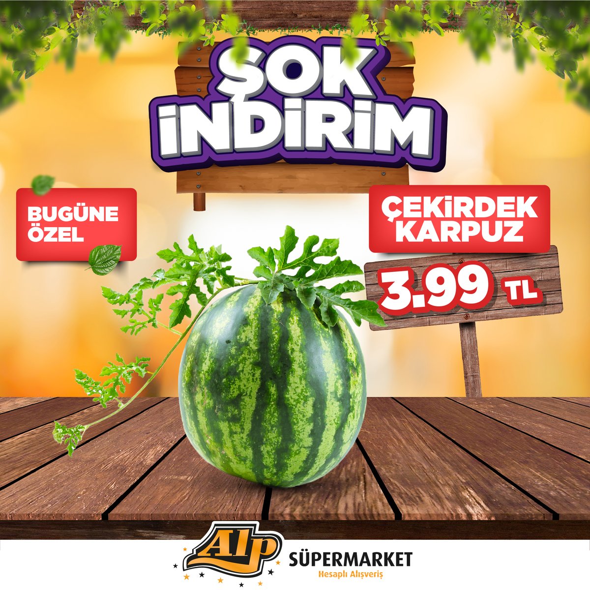 Taptaze lezzetler inanılmaz fiyatlarıyla reyonlarımızda!😍
Alp muhteşem indirimleriyle size iyi gelecek! 👏🏻😇
📌İndirim 21 Temmuz Perşembe gününe özel tüm Alp Süpermarket mağazalarında geçerlidir.
#AlpSüpermarket #onlinealışveriş #denizlimarket #alışveriş #indirim #uygunfiyat