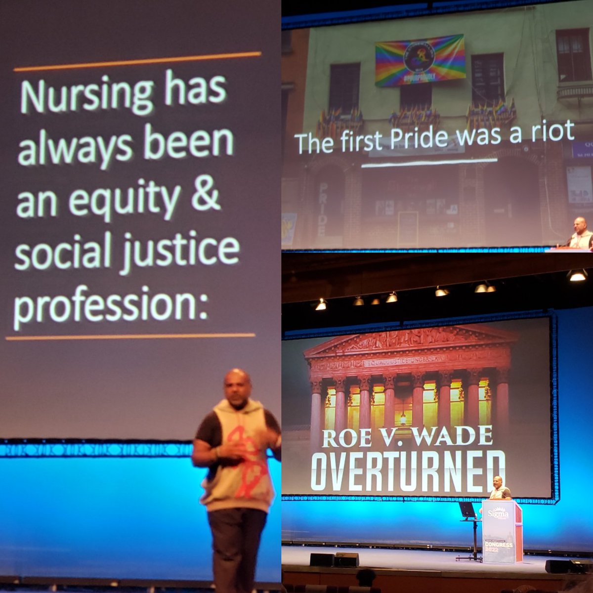 TeallNP's tweet photo. "When nurses act, the world listens!" It's TIME! @CalvinMoorley @SigmaNursing #INRC22 https://t.co/M8Kn57lBy9