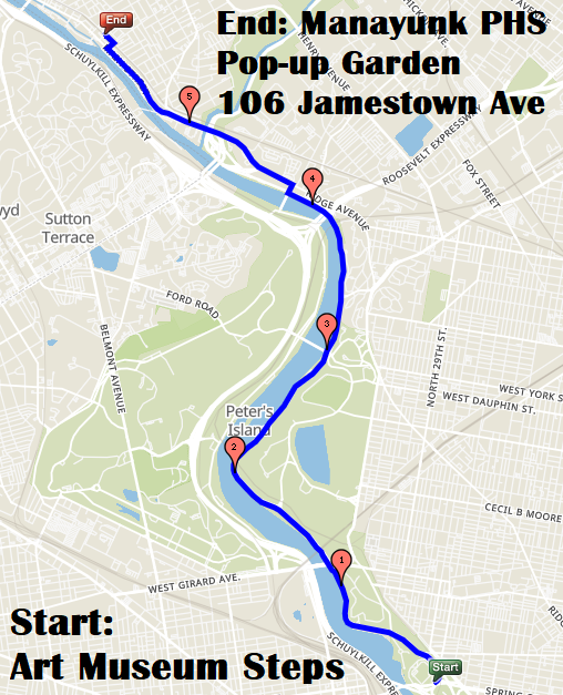 wednightrides's tweet photo. 🌼🚴‍♀️ Wednesday Night Ride ~ July 27 🚴🍹
Start: Art Museum steps
Meet at 7p, roll at 7:10p
End: @PHSgardening  Manayunk Pop-up Garden, 106 Jamestown St
At 9:30p, I'll lead whoever wants to join back along the river's west side to the @SchuylkillBanks Pergola https://t.co/tfTzSFiBxm