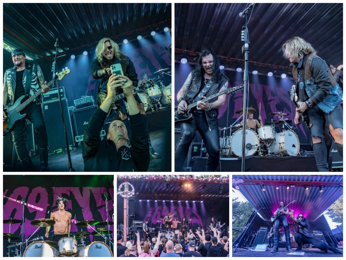 69eyes_France's tweet photo. SOME PHOTOS OF THE ATMOSPHERE OF THE SHOW OF LAST NIGHT, WHERE THE VAMPIRES 🦇🦇

 @69EYESOFFICIAL &amp; @REALARCHIECRUZ PUT THE FIRE TO THE STAGE OF THE KRAPIN PAJA 🔥🔥

#jyrki69 #jussi69 #bazie69 #archzie69 #69eyes #the69eyes  #archiecruz #santacruz  
CREDIT JARMO LAPIOLAHTI https://t.co/ytjcXmXfUy