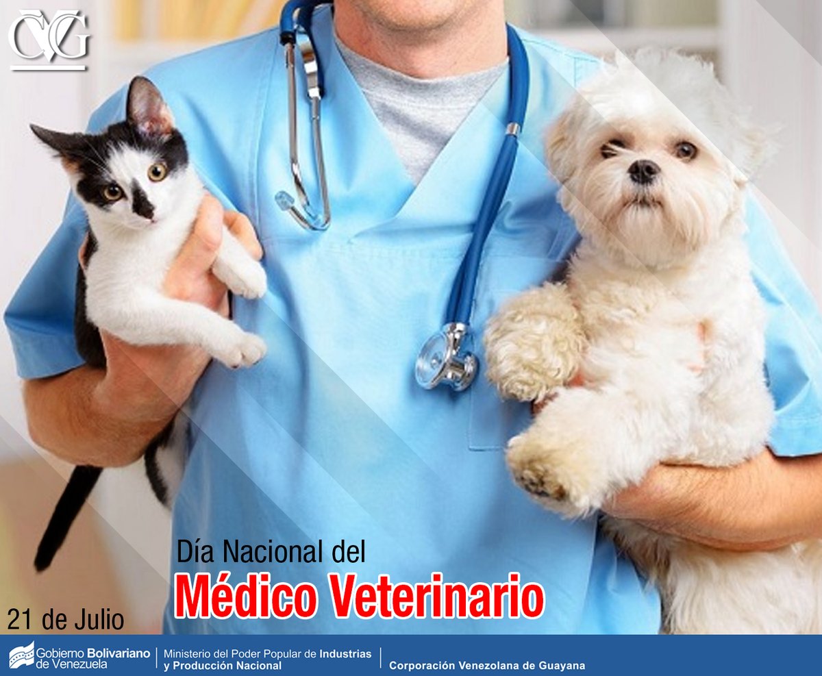 #21Jul || Se celebra el día del Médico Veterinario, fecha instaurada en 1946 durante el primer congreso de médicos veterinarios, Felicitaciones por su labor diaria en la atención y cuidado de nuestros animales.
#LaGMVVLlegóAVillaZamora