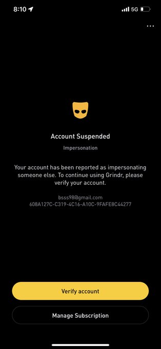 Hey @Grindr is there a reason your app banns me every month even though I pay for the top tier membership<a class="tags" target="_blank" title="On Twitter" href="/?out=eyJ0eXAiOiJKV1QiLCJhbGciOiJIUzUxMiJ9.eyJpYXQiOjE3MTgxNzE1MjcsImlzcyI6InR3cG9ybnN0YXJzLmNvbSIsIm5iZiI6MTcxODE3MTUyNywiZXhwIjoxNzQ5NzA3NTI3LCJyZWRpcmVjdF91cmwiOiJodHRwczovL3R3aXR0ZXIuY29tL0dyaW5kciJ9.Z_kixEZeLWLW4fbqv8_Kzyc_QFKeUe3vouvK0zzc64lY9v0eXhfFP0vhW-8F42jKTfuR6bnPPK-aNI0X9_2N1Q">@Grindr</a>