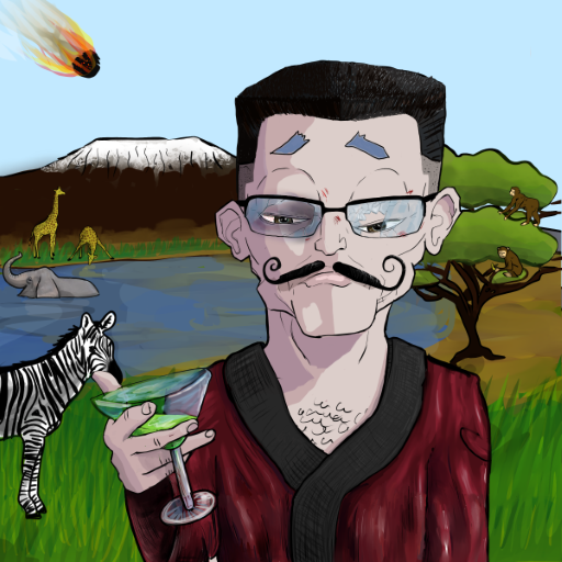 SatoshiMd's tweet photo. One cannot resist the lure of Africa and a dry martini 🦓🍸

#NFT #NFTcommunity #NFTproject #NFTavatar #Satoshi #NFTS https://t.co/uOOl7efvEB