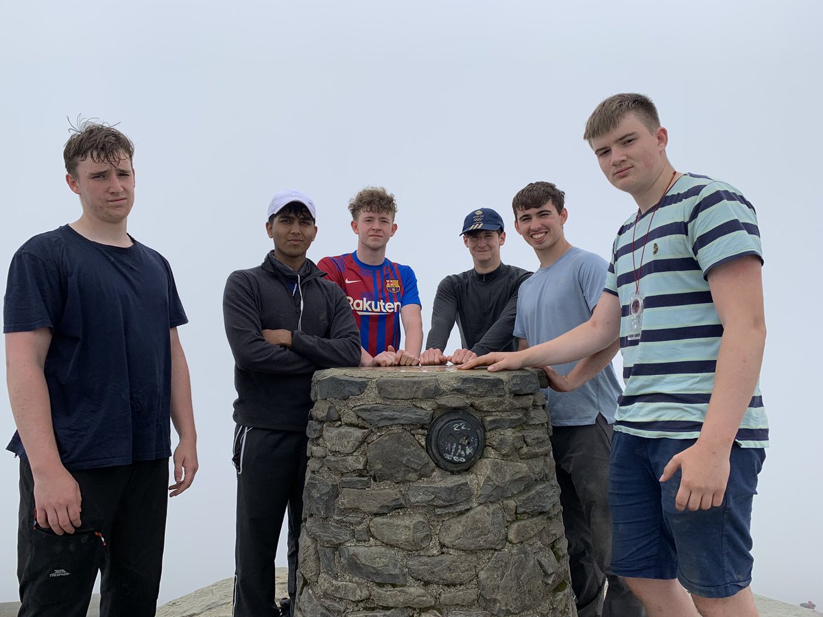 JHGSDofE's tweet photo. All 3 teams have successfully summited Snowdon today. They’re currently enjoying some free time before the coach arrives. https://t.co/FVWCLou87I