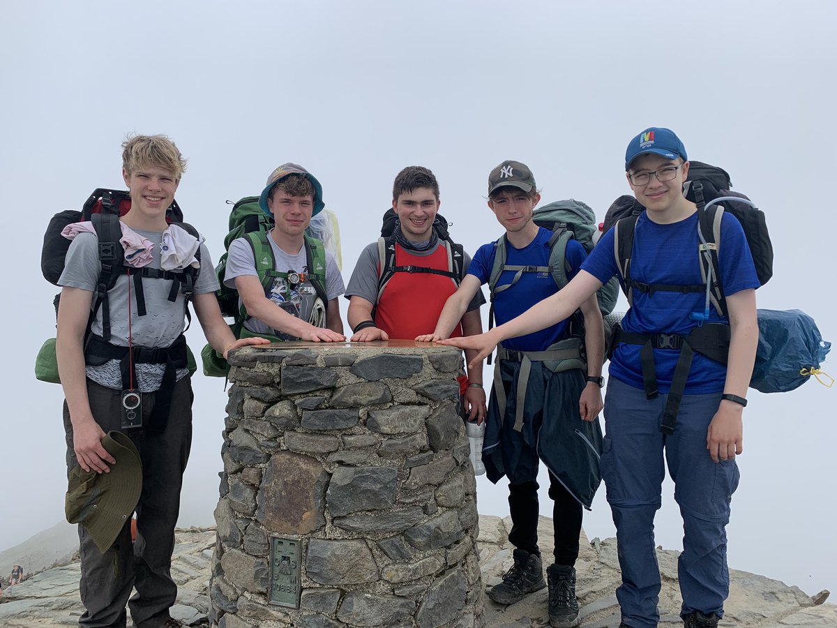 JHGSDofE's tweet photo. All 3 teams have successfully summited Snowdon today. They’re currently enjoying some free time before the coach arrives. https://t.co/FVWCLou87I
