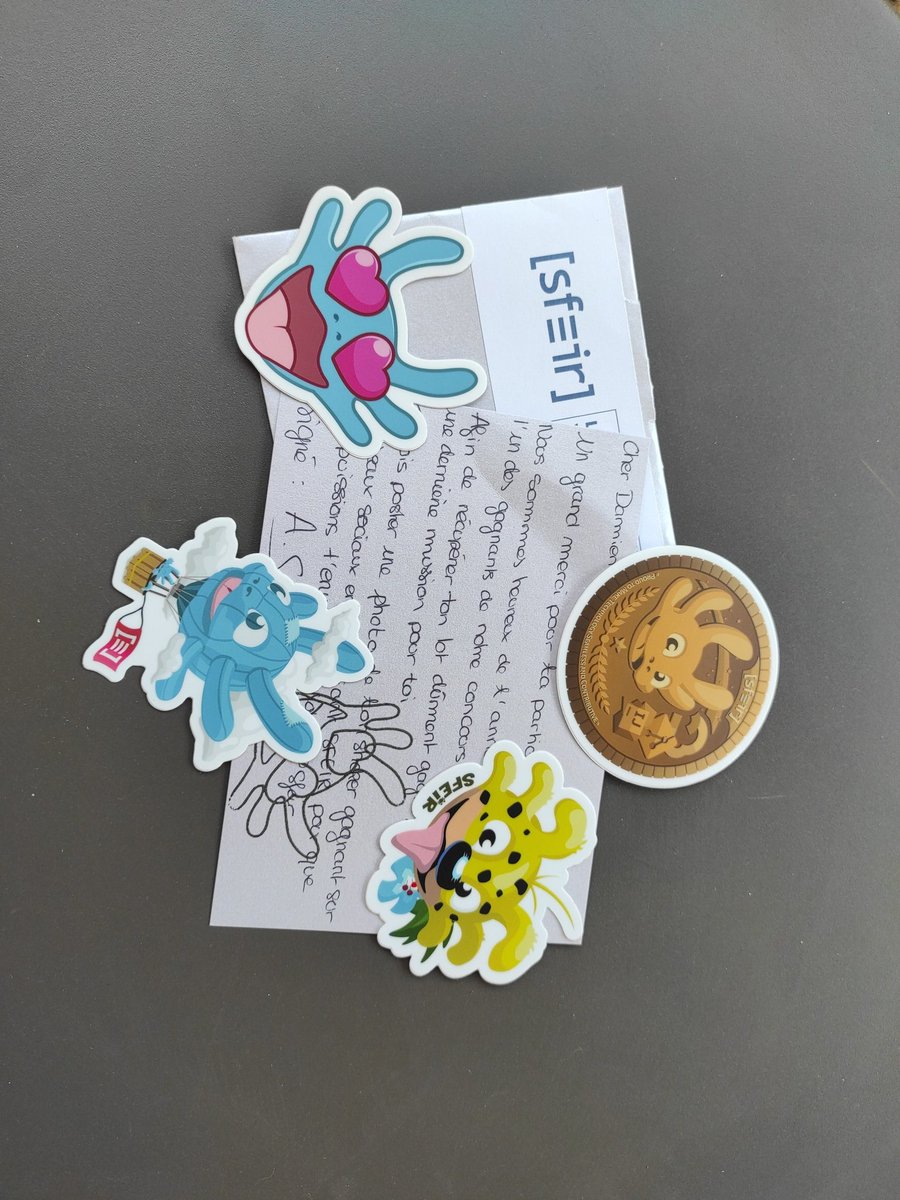 Thanks <a href="/SFEIR/">SFEIR</a> ! Seems i got one of the bronze stickers !