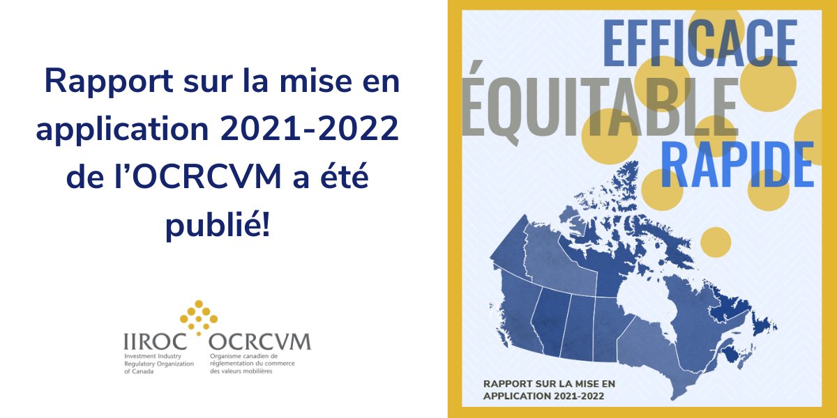 CIRO_OCRI's tweet photo. Découvrez ce qu’a fait l’OCRCVM en 2021-2022 pour protéger les investisseurs dans son Rapport sur la mise en application : https://t.co/DU2P9C6Qxj
#miseenapplication #protectiondesinvestisseurs #investisseurscanadiens https://t.co/6xcFPug3gX