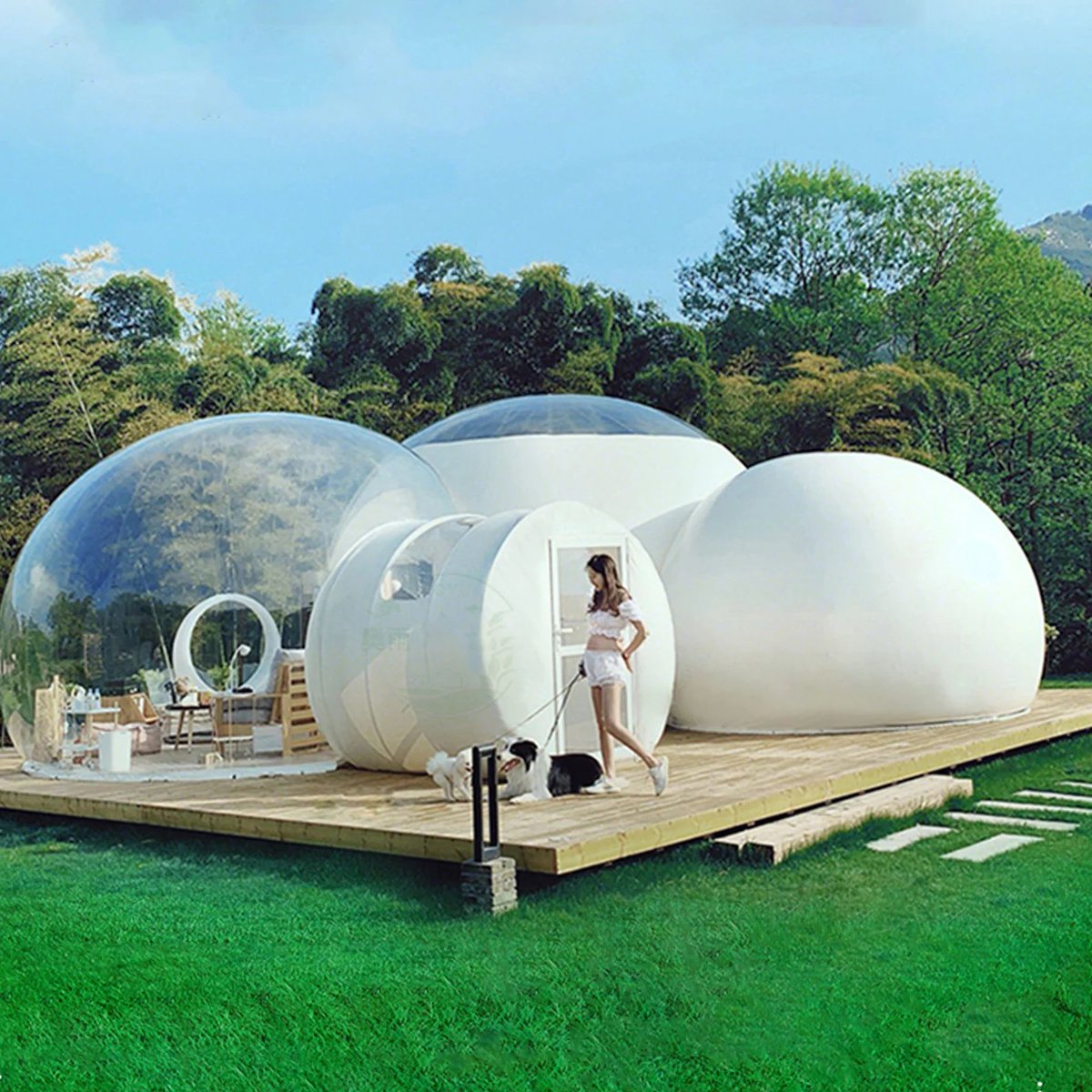 vinylinstitute's tweet image. If camping’s not your thing, maybe “Glamping” is! These vinyl dwellings can be easily erected to help elevate the traditional camping experience. Feel more than just one with the dirt &amp;amp; enjoy mother nature’s views from the safe, dry &amp;amp; sanitary atmosphere of your #vinyl globe.
