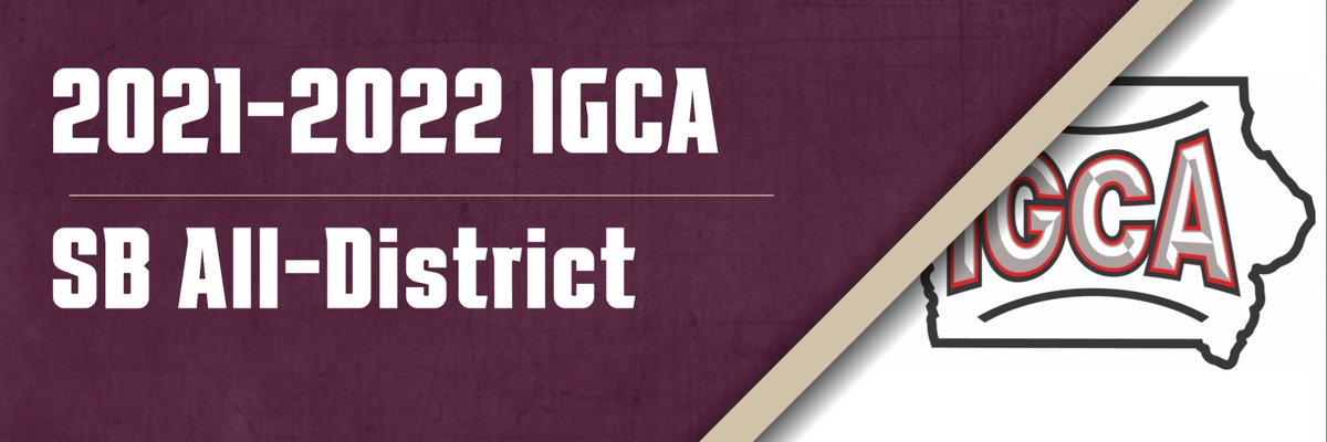 Congratulations to the 2021-22 IGCA SB All-District Teams! Visit our website at:

iagca.org/softball