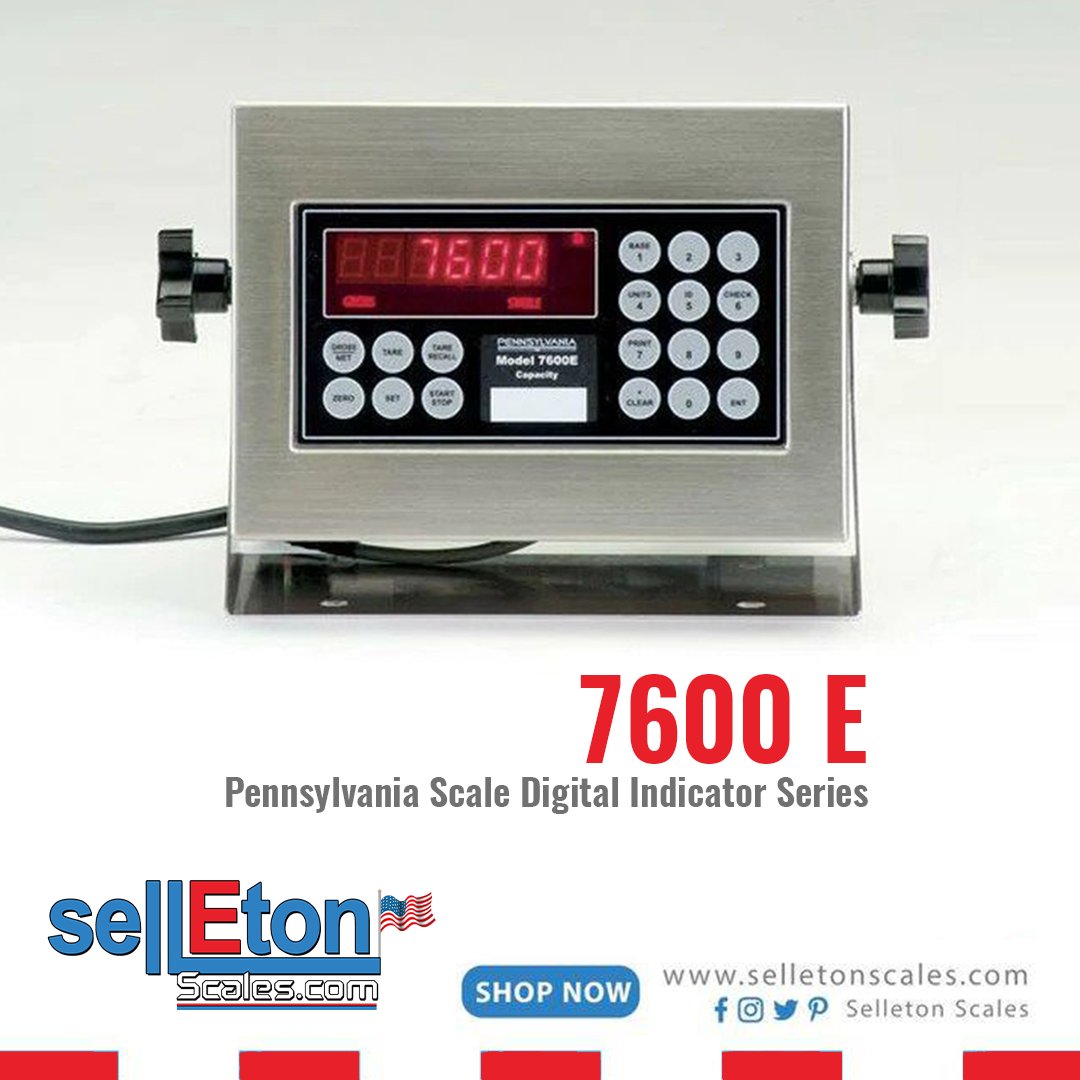SelletonScales's tweet photo. 👉7600 E Pennsylvania Scale Digital Indicator Series
SHOP NOW👇👇👇
https://t.co/U98A1gdkFh
#SellEtonScales #IndicatorSeries #SellEtonAccessories #Scales #Accessories #PennsylvaniaScale https://t.co/llHTvckflD
