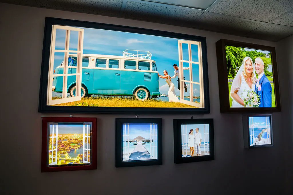 CustomLEDPanels's tweet photo. Light up your wedding pictures today with one of our LED Wall lightboxes! We have a wide range of sizes and frame choices for your bespoke wedding wall lightbox!

Buy online now: https://t.co/TOizDX1C3a https://t.co/fpfG6pwrHT