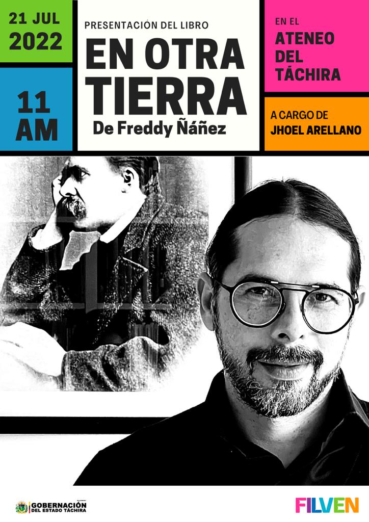 📚 Feria Internacional del Libro de Venezuela 🇻🇪 capítulo Táchira, del #21Jul al #23Jul, en el Ateneo del Táchira.

No te pierdas la presentación del libro "En Otra Tierra", del Ministro de Comunicación e Información, <a href="/luchaalmada/">Alfred Nazareth</a>.

#LeerIndependiza 
#LaGMVVLlegóAVillaZamora