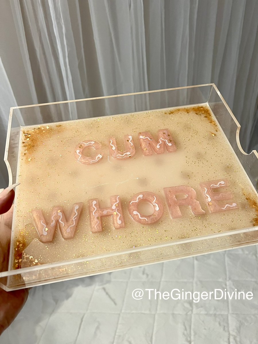 TheGingerDivine's tweet photo. Hot. Smart….and crafty! Let me make you a custom acrylic toy tray or accessory!

#adultstores #adultart #adultshop #cumwhore #toytray https://t.co/SuKOZiM541