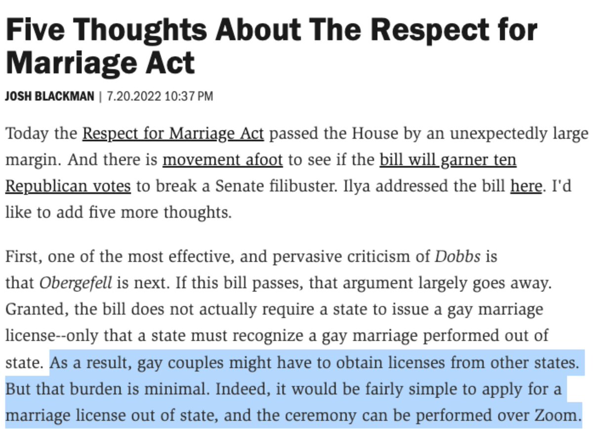 I have a thought or five of my own.