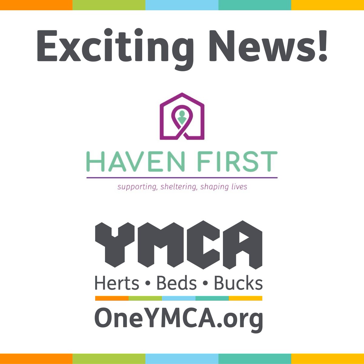 One YMCA (@oneymca) on Twitter photo We are delighted to announce that we are joining forces with <a href="/haven_first/">Haven First</a> whom we have had a successful longstanding partnership with 🤩
The vision for joining forces is to create new opportunities that build on our desire to help every single homeless person who turns to us 🥰 We are delighted to announce that we are joining forces with <a href="/haven_first/">Haven First</a> whom we have had a successful longstanding partnership with 🤩
The vision for joining forces is to create new opportunities that build on our desire to help every single homeless person who turns to us 🥰