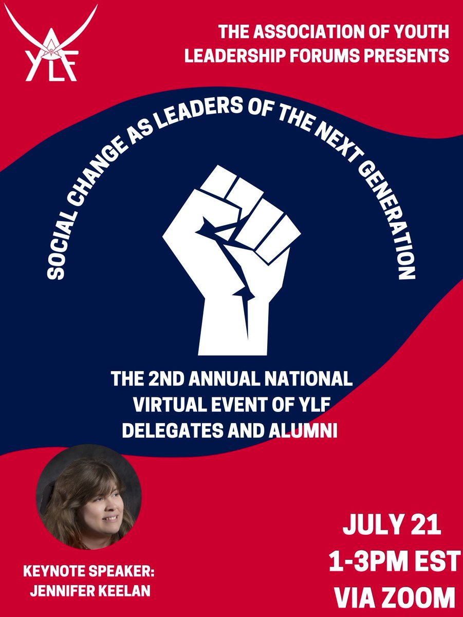 FloridaYLF's tweet photo. Don't forget to join us and all other YLFs through the US for the 2nd Annual National Youth Leadership Forum TODAY at 1:00-3:00 pm EST. 

Accommodations, such as real-time captioning and ASL interpreters, will be provided.
https://t.co/5knYwsmihF https://t.co/LanB6SbMzE