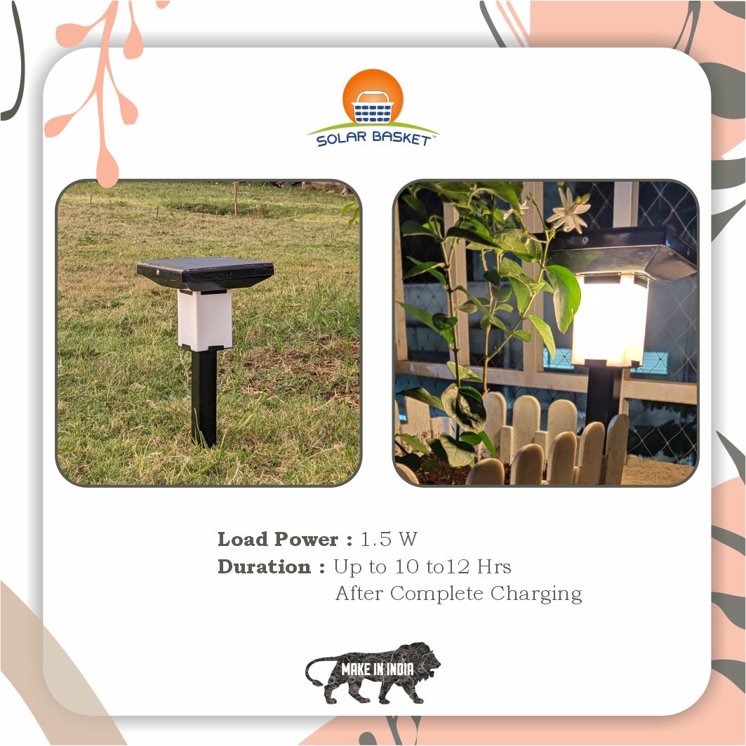 solar_basket's tweet photo. Solar Garden Lamps are an unique lighting solution and garden décor of the modern era.
These lamps have 3 modes.
1. First mode is for constant white light.
2. Second mode is for constant yellow light.
3. Third mode is for alternate colours for few seconds.
#solargardenlights https://t.co/ei79aqZDSQ