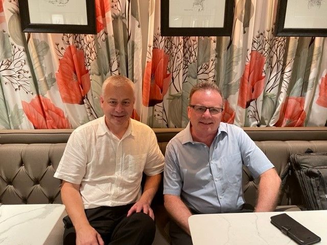 Channelscaler's tweet photo. Our VP of Sales John McArdle is busy in #London this week! The long awaited face-to-face with @StuartCampbell7! An absolute pleasure to be working with the @Nintex #channel team #channelchat #nintex #channelmechanics #channelgrowth #channelstrategy #channelautomation https://t.co/PoIJAxR0Mr