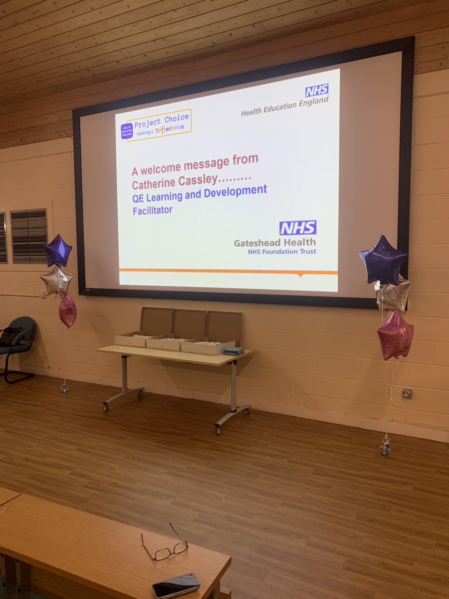 Gateshead_NHS's tweet photo. Learning & Development were privileged to host the Celebration Ceremony for all #ProjectChoice students this morning who have attended a placement this year. Thank you to all mentors & departments for their support as it wouldn’t be the success it is today – well done Gateshead! https://t.co/DuZhe1bxMz