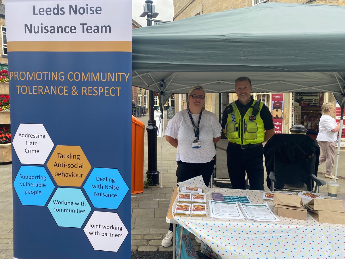 LasbtT's tweet photo. We are at Wetherby Market today as part of ASB Awareness Week! 
@LASBTEast @LeedsCC_News 
 
#SaferLeeds #ASBAwarenessWeek #ASBAwarenessWeekLeeds https://t.co/yXOOQntiie