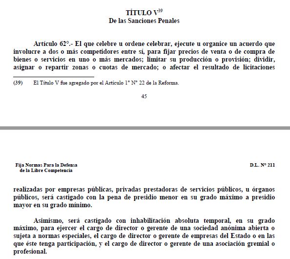 jisaitama's tweet photo. #NuevaConstitucion #nuevaconstitucion #DisposicionTransitoria #Perdonazo
Nueva Constitución. En la Disposición Transitoria Quincuagésima Sexta aparece una "exención penal" referida al art.62 (Sanciones) del D.L.211 (Defensa de la Libre Competencia).¿Perdonazo con letra chica? https://t.co/KmC88KOA4n