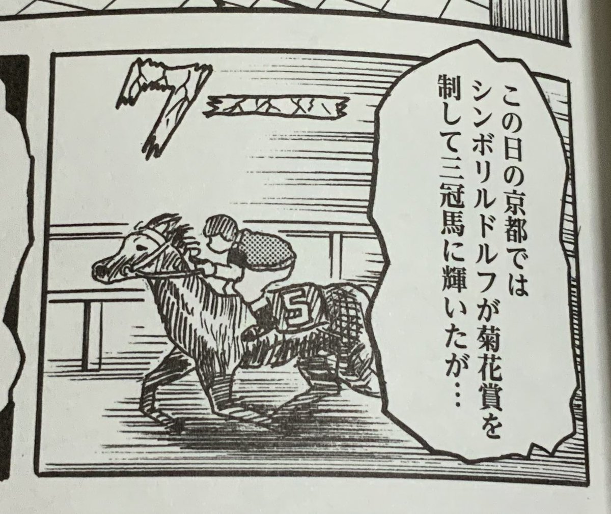 読んでいたら「シンボリルドルフ」出てきた。 
