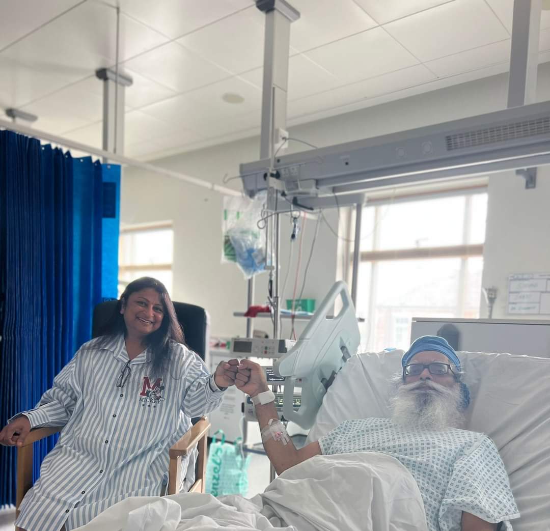 <a href="/RaviSinghKA/">ravinder singh</a> &amp; Daksha are now recovering after Daksha had donated her kidney to Ravi. We wish to them both a healthy journey ahead. #OrganDonation💗 🫀🫁 <a href="/gurchrandhawa/">Gurch Randhawa</a> <a href="/NHSOrganDonor/">NHS Organ Donation 💗🫀🫁</a> <a href="/JHOD_UK/">@JHOD_UK</a> <a href="/OrganSheffield/">Sheffield Organ Donation</a> <a href="/Khalsa_Aid/">Khalsa Aid</a> <a href="/KidneyForBally/">KidneyForBally</a> <a href="/Giveakidney/">Give a Kidney</a> <a href="/akidney4simran/">akidney4simran</a> <a href="/Hope4Anaya/">Hope4Anaya</a>