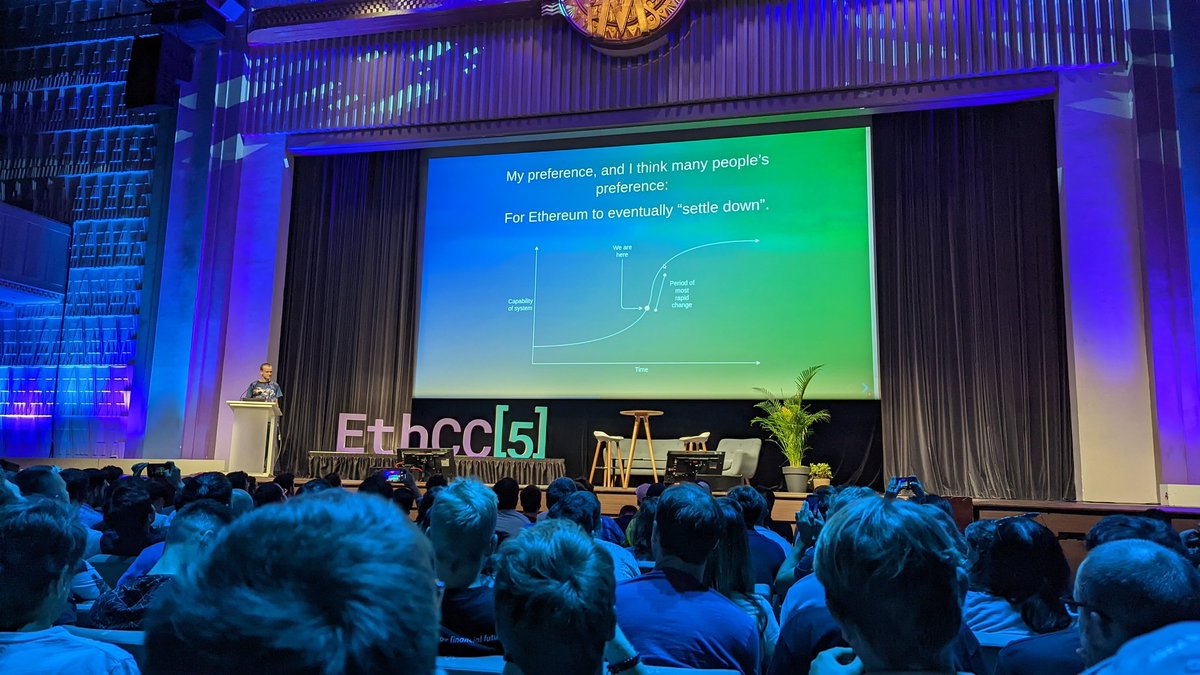 rhinofi's tweet photo. " #Ethereum is about to undergo a period of most rapid change" - @VitalikButerin #EthCC https://t.co/EBYfLoDsan