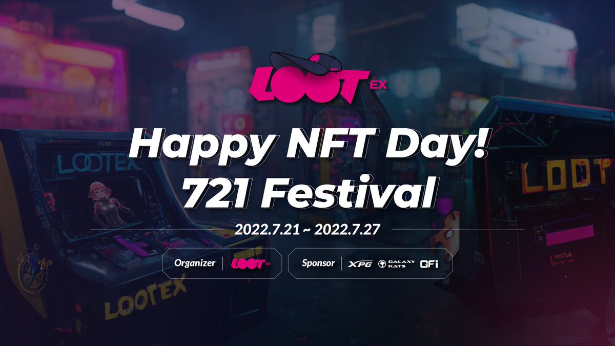 LootexIO's tweet photo. 🎉Happy NFT Day!!🎉

Finish daily tasks &amp; get a chance to win:
🎁350 USDT
🎁Lootex Community Badge 
🎁@XPG_Global #Whitelist
🔓More tasks &amp; prizes will be unlocked tomorrow

More details👇

Lootex Community Page:
https://t.co/ZKo45a4pBK

Gleam Competition:
https://t.co/NW25mpmW7V https://t.co/hDaOQMLeCs
