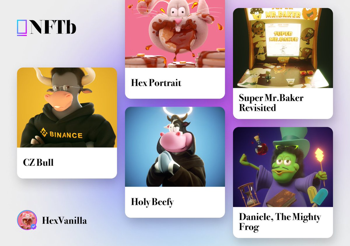 PixelRealmlabs's tweet image. NFTb is proud to share more about one of our talented artists, @hex_vanilla, who has achieved multiple sold-outs for his NFT drops!

Find out more on:

🎨How did he become an NFT artist
🤔Why "HexVanilla"
💎Upcoming drops and more!

Read it fresh👇
bit.ly/3PoeQOv

$NFTB