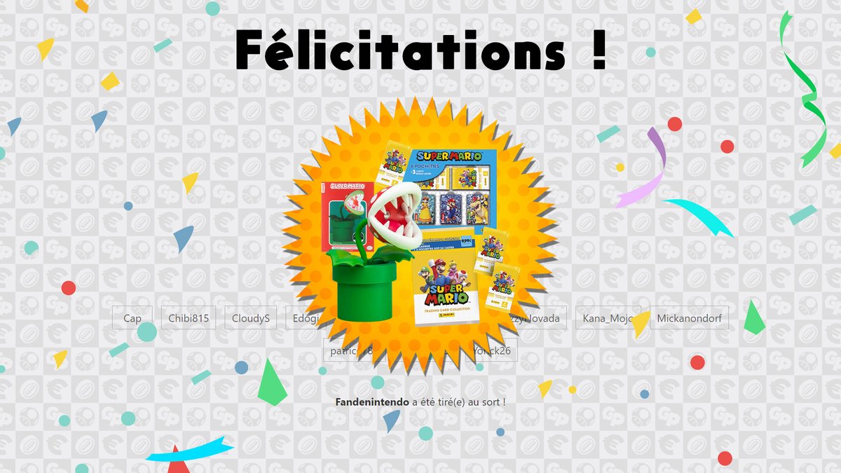 GoldenPhenixFR's tweet photo. Bravo à @Mathjdu91 alias Fandenintendo, qui vient de remporter le lot n°4 déblocable pour chaque don supérieur à 40 € !

Félicitations à toi ⭐️

#NMQ https://t.co/dnU2mdZTR1