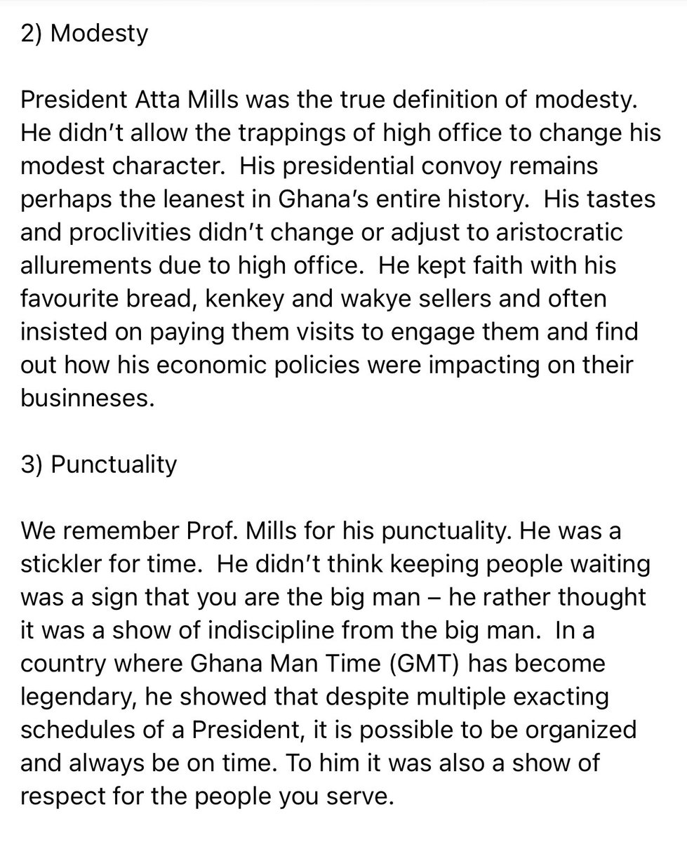 S_OkudzetoAblak's tweet photo. Folks, kindly permit me to share with you my Prof. John Evans Fiifi Atta Mills 10th anniversary tribute as delivered in Parliament today: /1 https://t.co/dOCTzhS8u5
